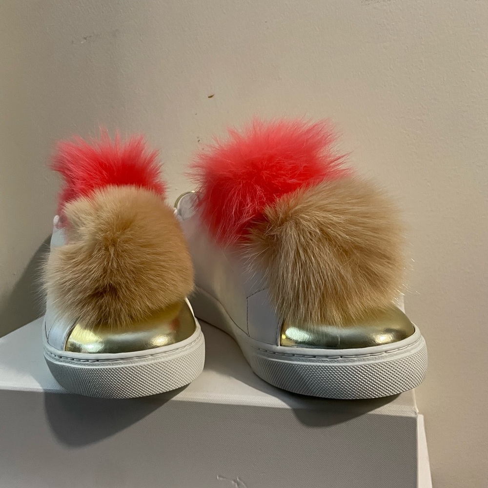 Leather sneakers by Here/Now